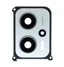Скло камери Xiaomi Poco X4 GT з рамкою silver PLS-00-00107402