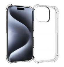 Чохол WXD Silicone 0.8 mm HQ iPhone 16 Pro Max transparent PLS-00-00131160