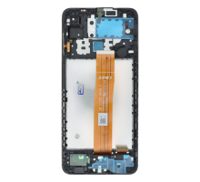 Дисплей Samsung A125 Galaxy A12 (2020) з сенсором та рамкою black (Brand Pack) PLS-00-00126087