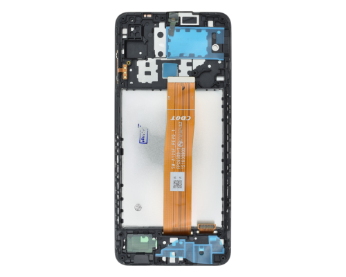 Дисплей Samsung A125 Galaxy A12 (2020) з сенсором та рамкою black (Brand Pack) PLS-00-00126087
