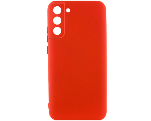 Чохол Silicone Cover Full Camera Samsung G990 Galaxy S21 FE red PLS-00-00116794