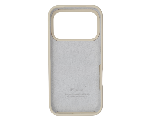 Чохол Silicone Case Full Protective iPhone 17 Pro Max antique white (УЦІНКА) PLS-00-00147708