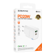 Зарядний пристрій Borofone BA83A 20W 3A USB-A+USB-C white PLS-00-00155983
