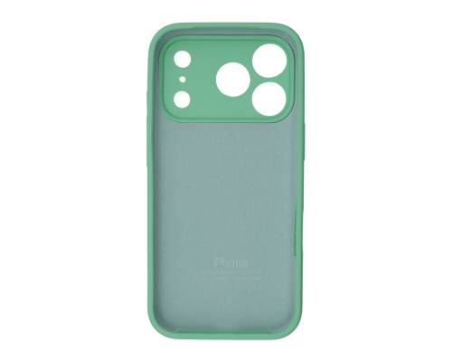 Чохол Silicone Case Full Camera Protective iPhone 17 Pro spearmint PLS-00-00155260