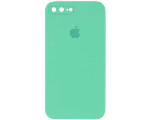 Чохол Silicone Case Квадратні Борти Full Camera iPhone 7 Plus spearmint PLS-00-00103989