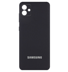 Чохол Silicone Cover Full Camera Samsung A045 Galaxy A04 black PLS-00-00102340