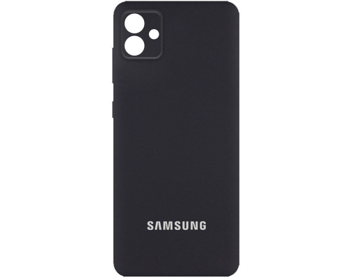 Чохол Silicone Cover Full Camera Samsung A045 Galaxy A04 black PLS-00-00102340