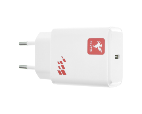Зарядний пристрій FLYCDI FA-013 20W PD 3A USB-C white PLS-00-00133881