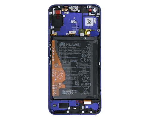 Дисплей Huawei Honor 20 з сенсором та рамкою blue (Original) PLS-00-00068034