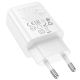 Зарядний пристрій Hoco N63 30W 3A USB-A+USB-C white PLS-00-00139491