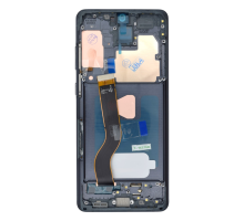 Дисплей Samsung G985 Galaxy S20 Plus з сенсором та рамкою black (OLED SOFT) (Big size) PLS-00-00141258