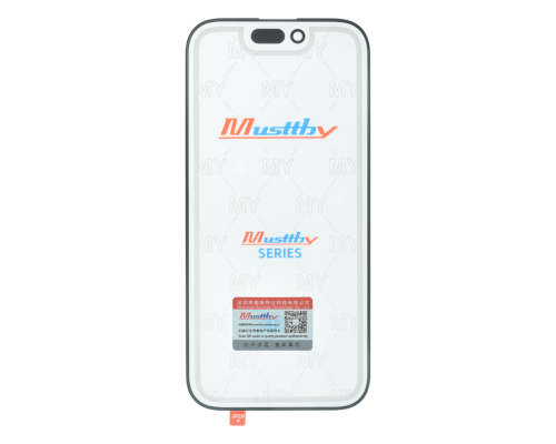 Скло дисплея iPhone 16 Pro з OCA black (Musttby) PLS-00-00145704