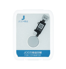Шлейф з кнопкою Home iPhone 7 (Universal 6rd generetion JCID) white PLS-00-00037433