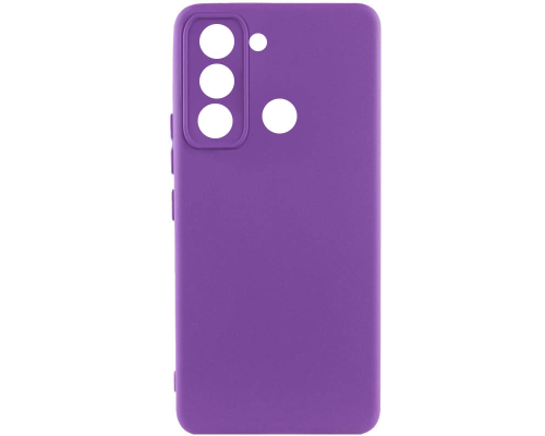 Чохол Silicone Cover Full Camera Tecno Pop 5 LTE purple PLS-00-00118466