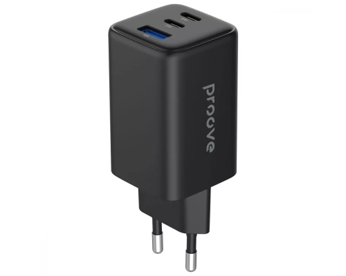 Зарядний пристрій Proove Pocket Gan 65W USB-A+2Type-C black PLS-00-00138621