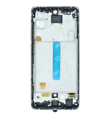 Дисплей Samsung A525 Galaxy A52 (2021) з сенсором та рамкою blue (OLED) (Big size) PLS-00-00118030