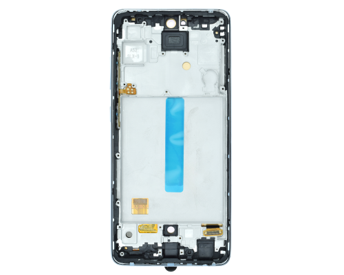 Дисплей Samsung A525 Galaxy A52 (2021) з сенсором та рамкою blue (OLED) (Big size) PLS-00-00118030