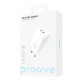 Зарядний пристрій Proove Silicone Power 40W 3A 2USB-C white PLS-00-00112609