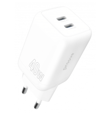 Зарядний пристрій Proove Silicone Power 40W 3A 2USB-C white PLS-00-00112609