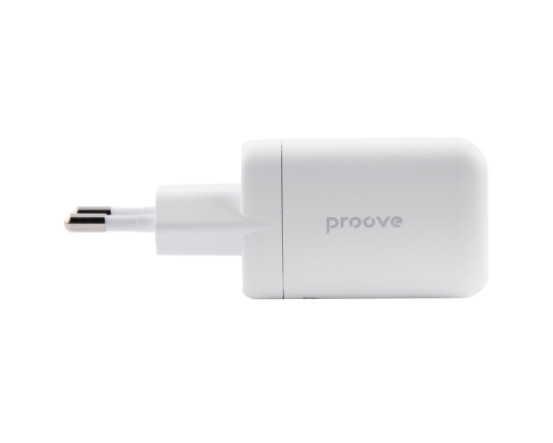 Зарядний пристрій Proove Silicone Power 40W 3A 2USB-C white PLS-00-00112609