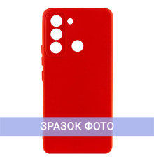 Чохол Silicone Cover Full Camera Tecno Spark 7 red PLS-00-00119058
