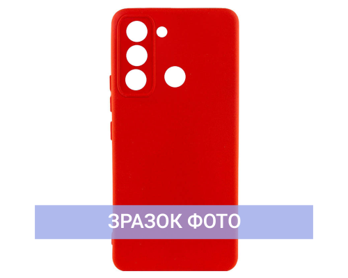 Чохол Silicone Cover Full Camera Tecno Spark 7 red PLS-00-00119058