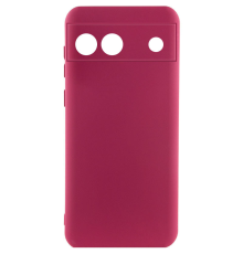 Чохол Silicone Cover Full Camera Google Pixel 6a marsala PLS-00-00118033