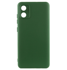 Чохол Silicone Cover Full Camera Motorola Moto E13 dark green PLS-00-00118081