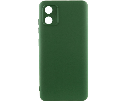 Чохол Silicone Cover Full Camera Motorola Moto E13 dark green PLS-00-00118081