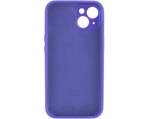 Чохол Silicone Case Full Camera Protective iPhone 15 dark purple PLS-00-00111519