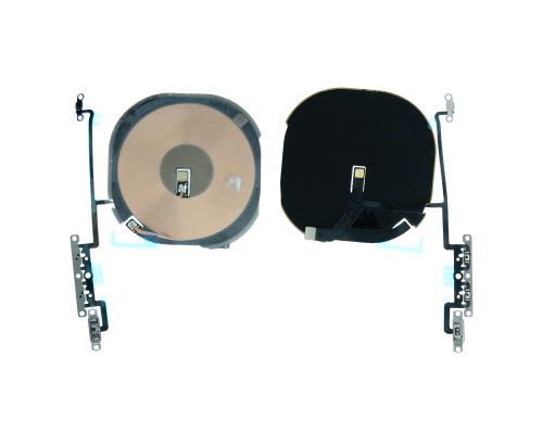 Шлейф iPhone XS Max з кнопками гучності та бездротовою зарядкою (Original) PLS-00-00114395