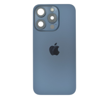 Задня кришка iPhone 15 Pro зі склом камери blue (Original) PLS-00-00133069