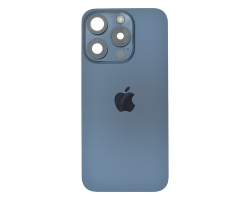 Задня кришка iPhone 15 Pro зі склом камери blue (Original) PLS-00-00133069