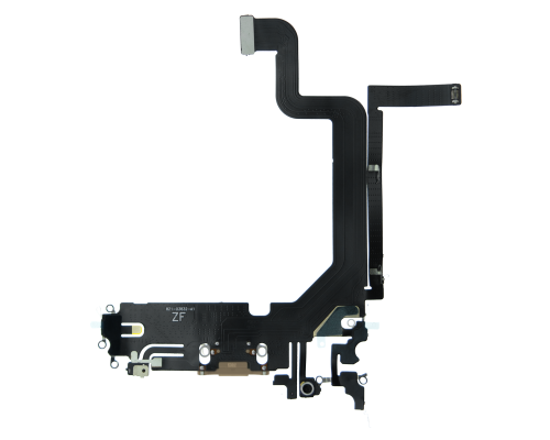 Шлейф iPhone 14 Pro Max з роз'ємом зарядки gold PLS-00-00107193
