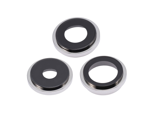 Скло камери Apple iPhone 14 Pro з рамкою silver (Original) PLS-00-00098630