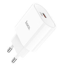 Зарядний пристрій Hoco C94A 20W 3A 1USB-C white PLS-00-00092135