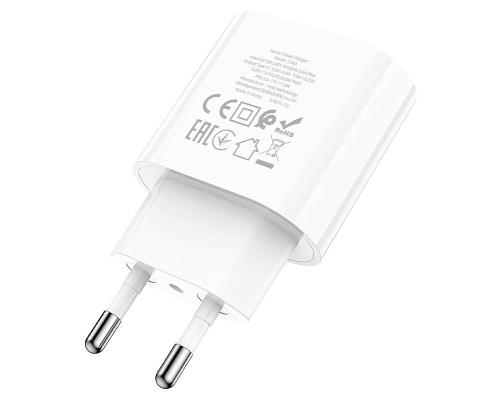 Зарядний пристрій Hoco C94A 20W 3A 1USB-C white PLS-00-00092135
