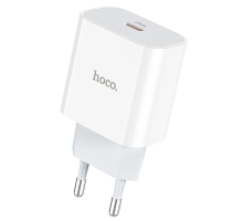 Зарядний пристрій Hoco C76A Plus 20W 3A 1USB-C white PLS-00-00075107