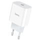 Зарядний пристрій Hoco C76A Plus 20W 3A 1USB-C white PLS-00-00075107