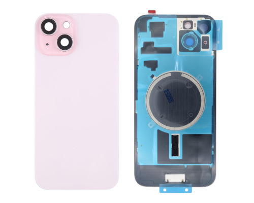 Задня кришка iPhone 15 Plus зі склом камери pink (Original China) PLS-00-00147620