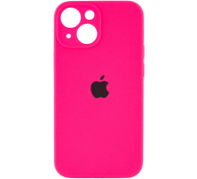 Чохол Silicone Case Full Camera Protective iPhone 14 barbie pink PLS-00-00104173