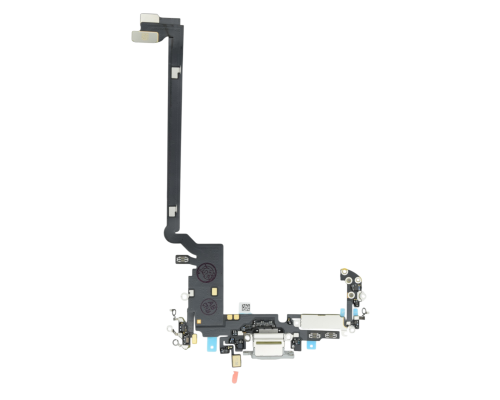 Шлейф iPhone 17 Pro Max з роз'ємом зарядки EU silver (Original Used) PLS-00-00152687