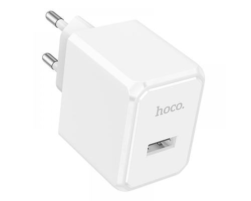 Зарядний пристрій Hoco CS11A 10.5W 2.1A 1USB-A white PLS-00-00123264