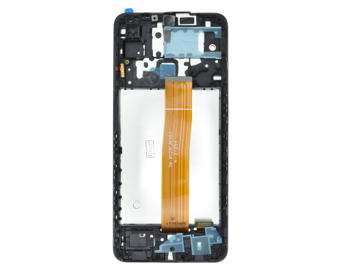Дисплей Samsung M127 Galaxy M12 (2020) з сенсором та рамкою black (Brand Pack) PLS-00-00126113