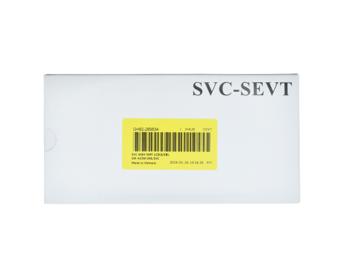 Дисплей Samsung M127 Galaxy M12 (2020) з сенсором та рамкою black (Brand Pack) PLS-00-00126113