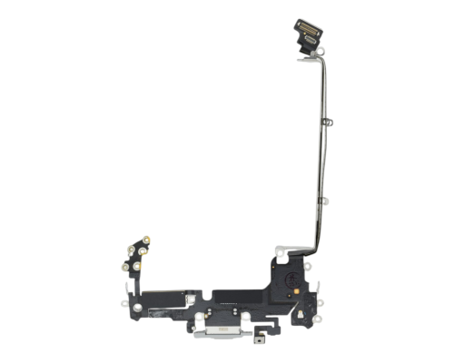 Шлейф iPhone 17 Pro з роз'ємом зарядки US silver (Original Used) PLS-00-00152715