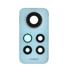 Скло камери Xiaomi Redmi Note 12 Pro 4G з рамкою polar white (Original) PLS-00-00119441