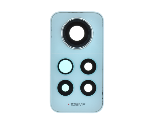 Скло камери Xiaomi Redmi Note 12 Pro 4G з рамкою polar white (Original) PLS-00-00119441