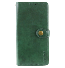 Чохол-книжка Leather GETMAN with card holder Xiaomi Redmi 15C 4G (European) green PLS-00-00152024
