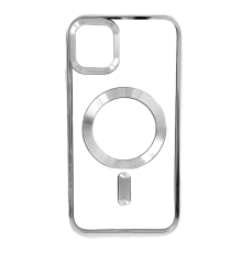 Чохол Fashion Case with MagSafe iPhone 12 Pro Max silver PLS-00-00116258